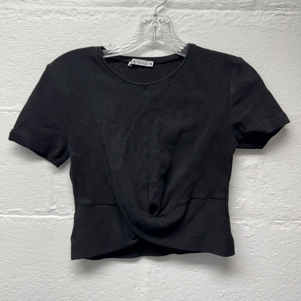 Zara Twist Front Crop Top